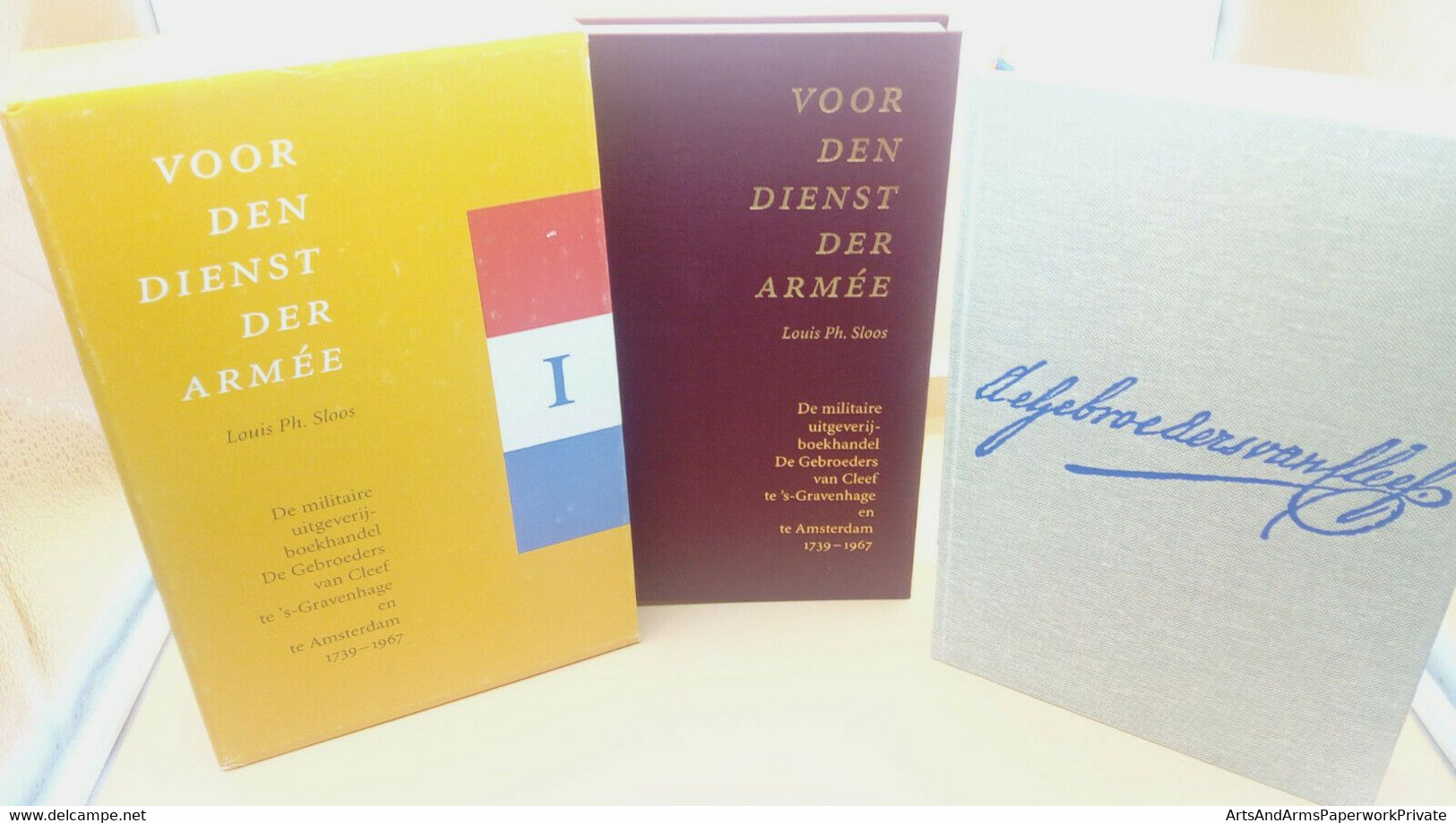 Luxe Editie Boeken 'Voor Den Dienst Der Armee...... 1739-1967', 2001 - Holandés