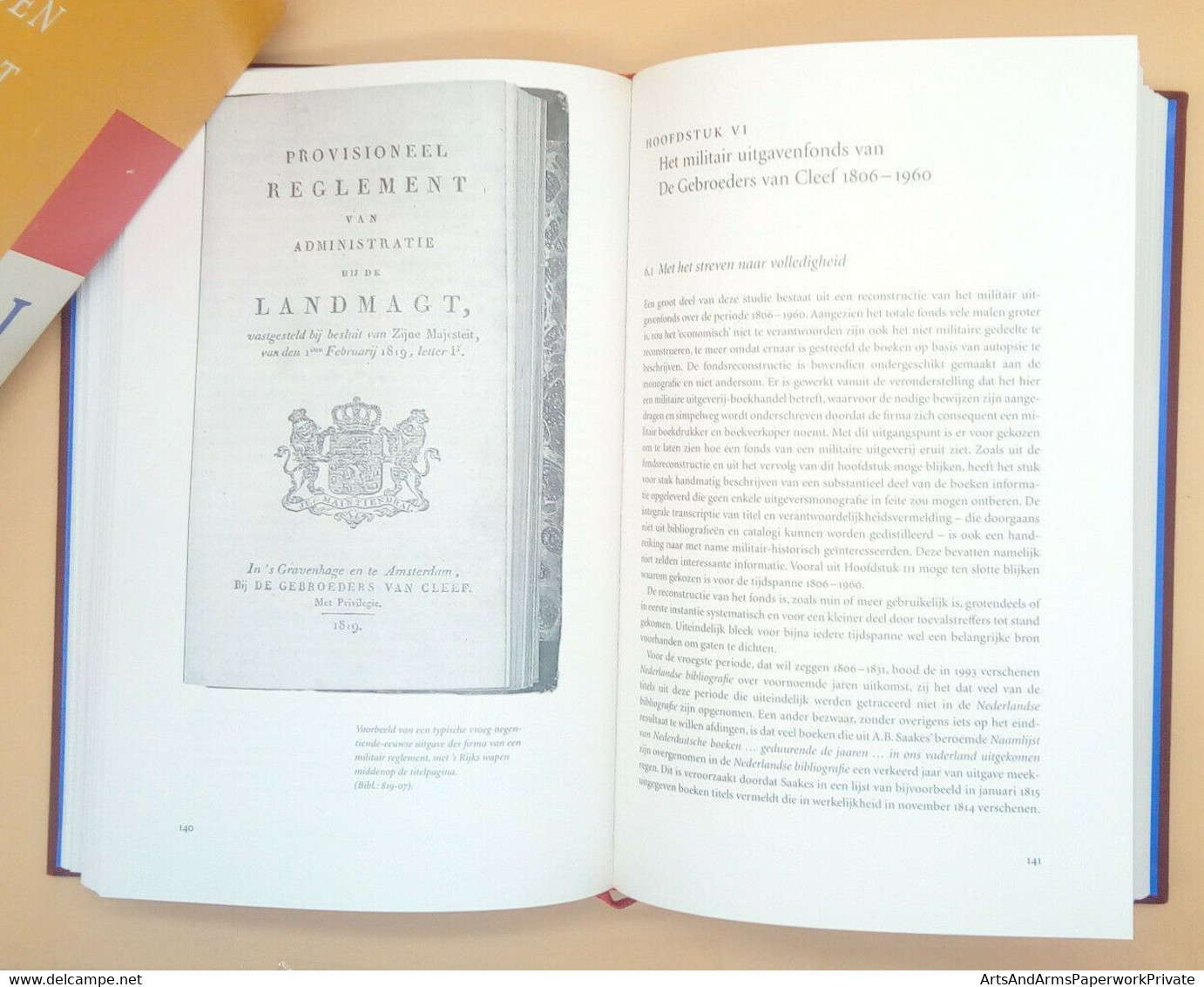 Luxe editie boeken 'Voor den Dienst der Armee...... 1739-1967', 2001