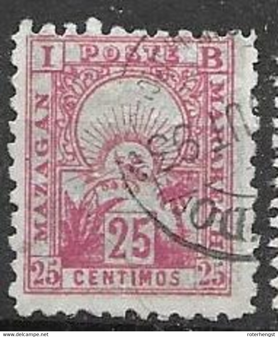 Maroc TB VFU Mazagan A Marrakech  12 Euros 1893 - Lokale Post