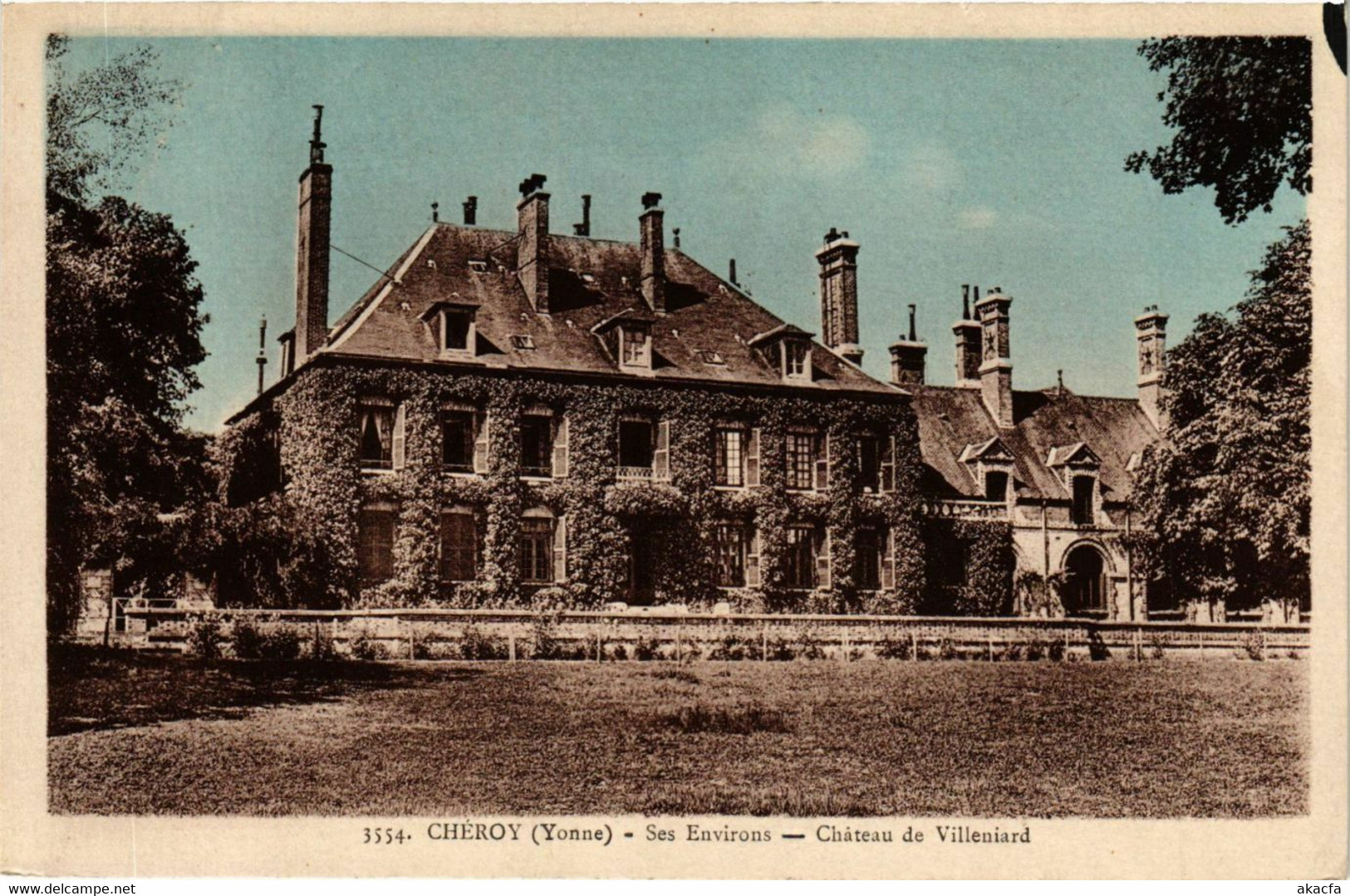 CPA AK CHÉROY - Ses Env. - Chateau De Villeniard (658864) - Chevannes