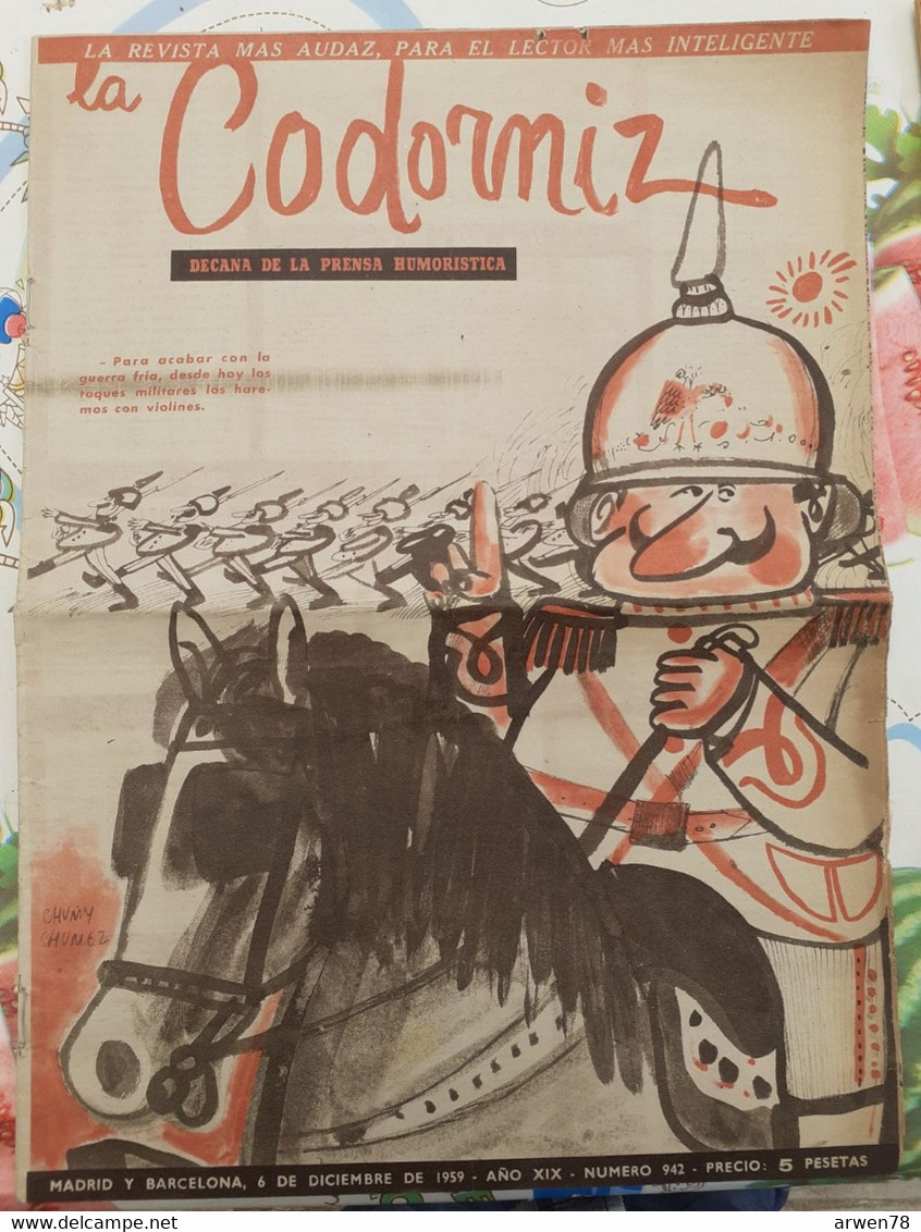 REVISTA ANTIGUA LA CODORNIZ DEL AÑO DE 1959 - [1] Until 1980