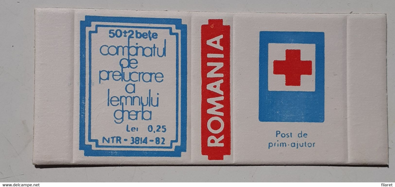 PANNEAUX ROUTIERS/ ROAD SIGNS/SEGNALI STRADALI,ROMANIA,GHERLA MATCHBOXES FACTORY,SKILLET UNFOLDED,1980 PERIOD - Boites D'allumettes