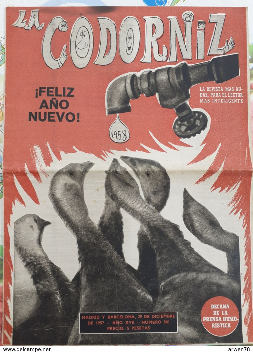 REVISTA ANTIGUA LA CODORNIZ DEL AÑO DE 1957 - [1] Until 1980