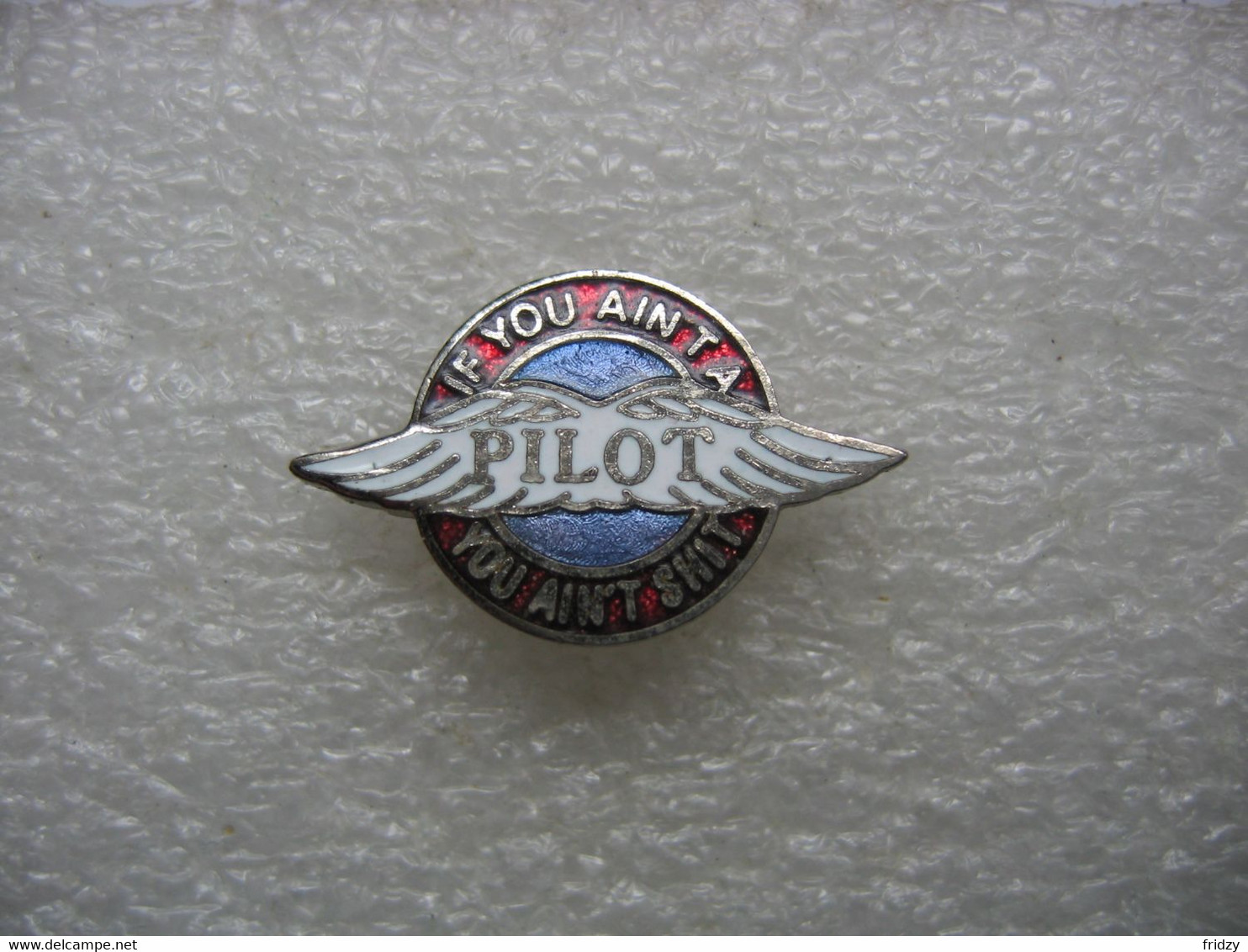 Pin's "if You Ain't A Pilot You Ain't Shit" - Avions