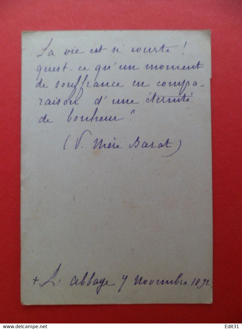 Allier Image Pieuse Religion Catholique 1892 - Ed. Maignault  - 1ère Série - R.P. De POUEVOY - Religion & Esotericism