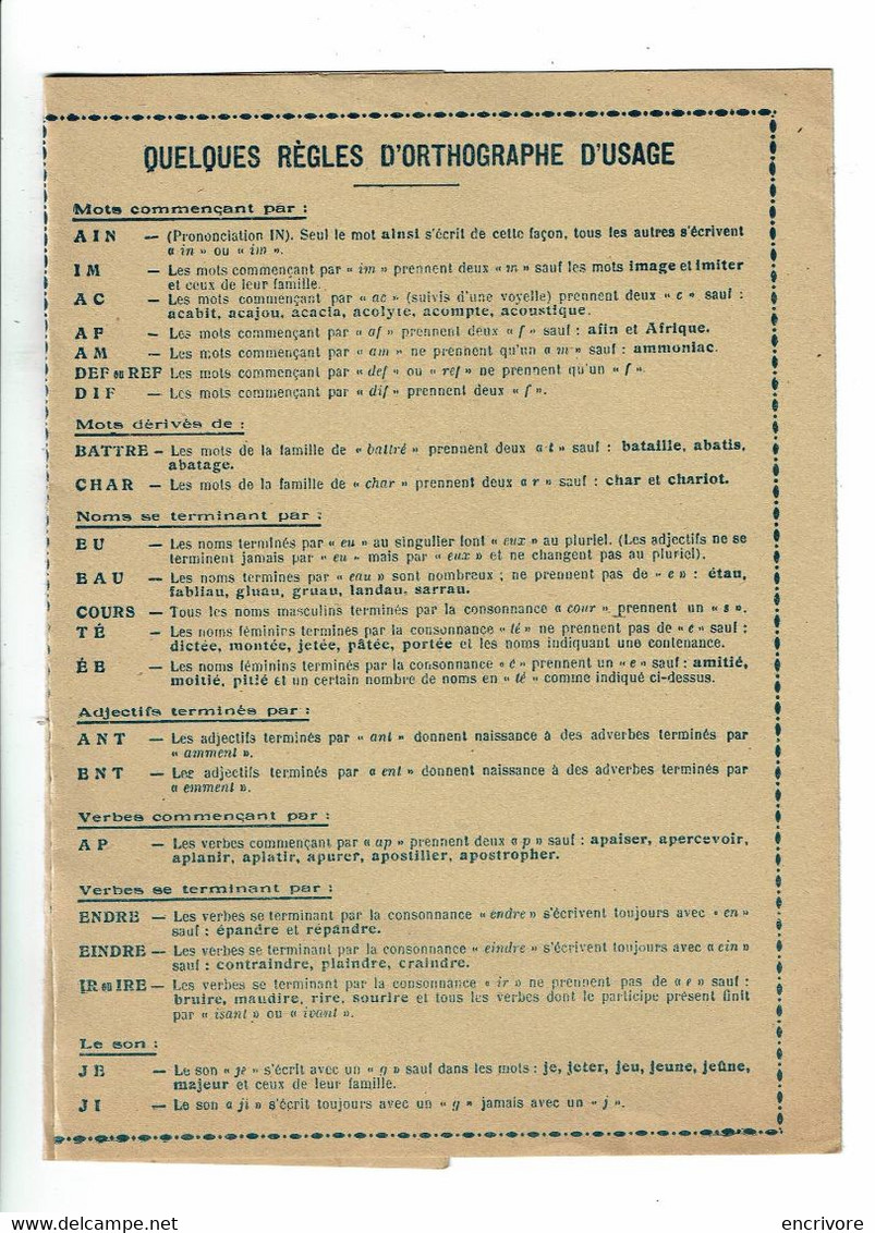 Protège Cahier VITA Histoire D'une Graine Légumes Et Fleurs Orthographe - Agriculture