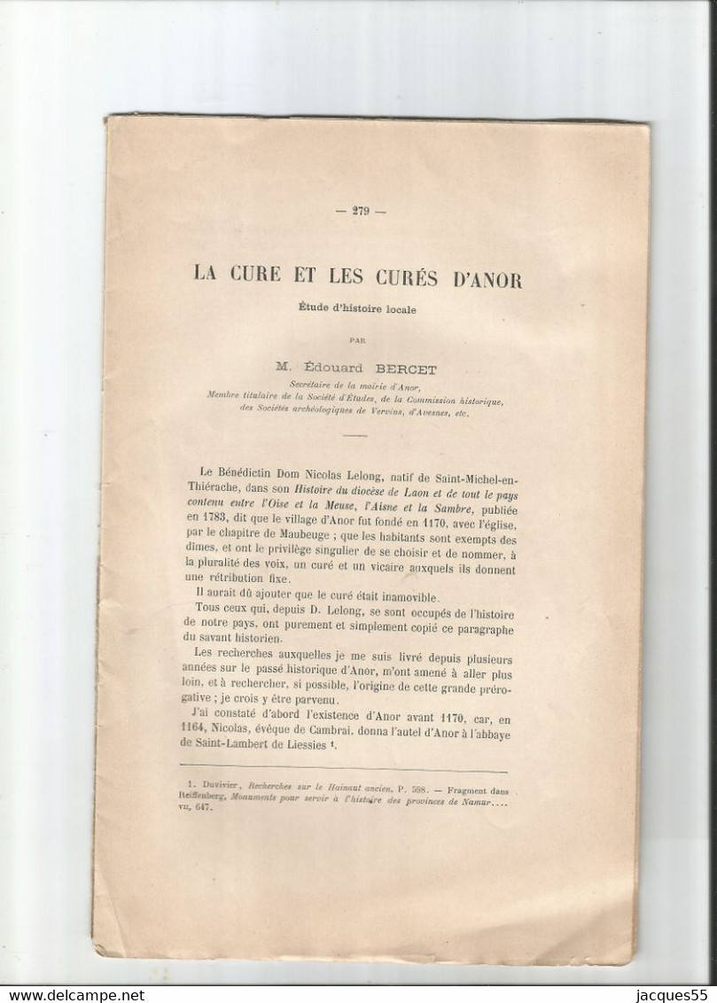 Province De Cambrai-les Curésd'anor-1900 - Picardie - Nord-Pas-de-Calais