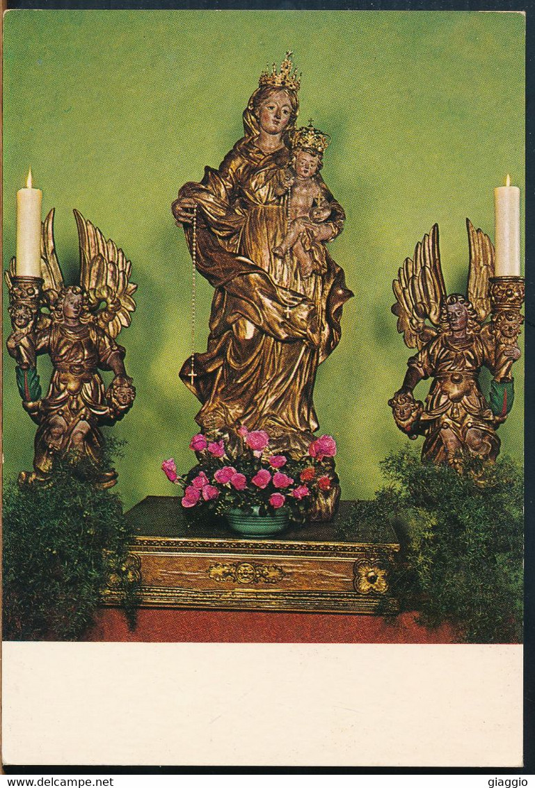 °°° 27646 - SWITZERLAND - TI - CHIESA DI MINUSIO - STATUA DELLA B.V. DEL ROSARIO - 1990 °°° - Minusio