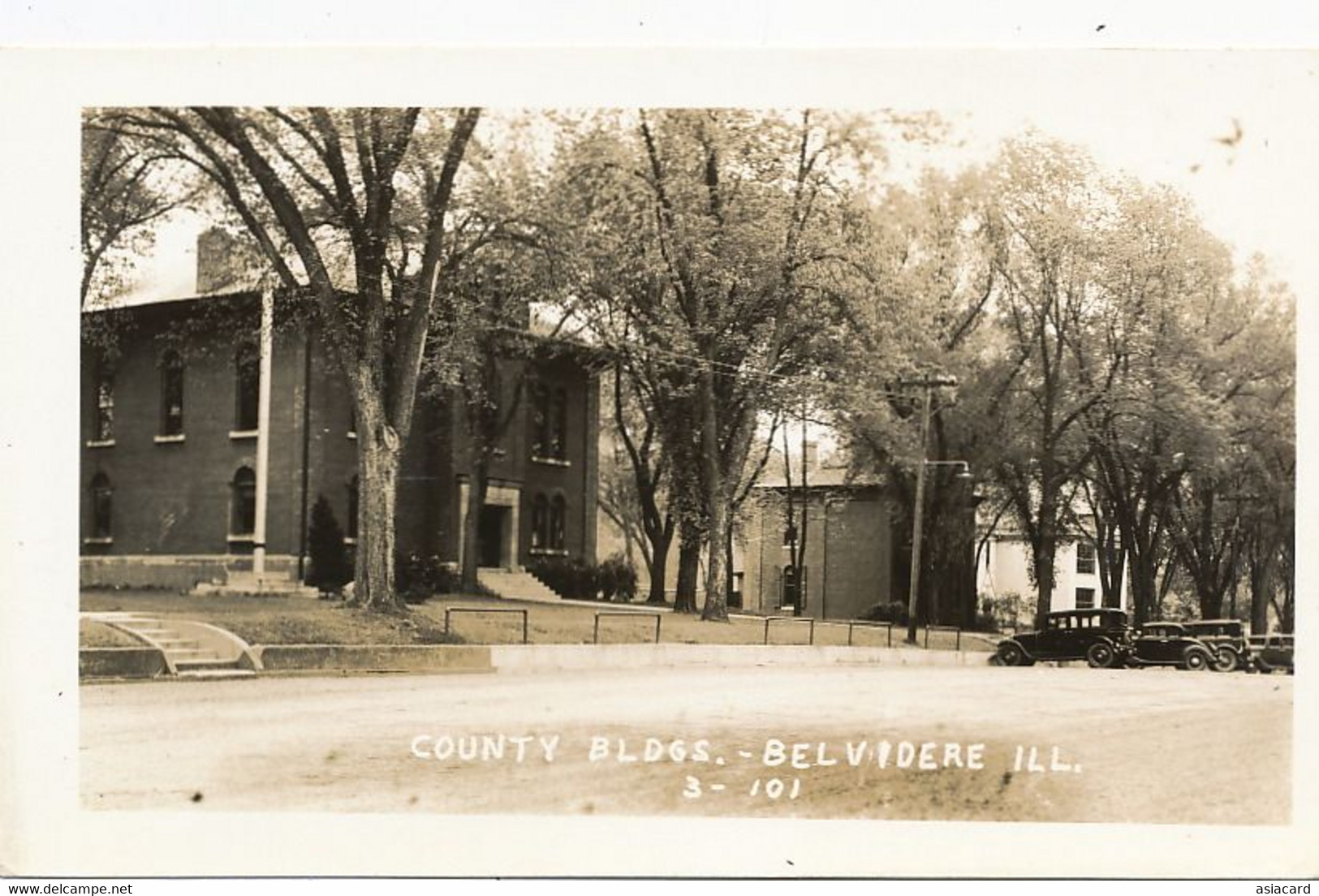 Real Photo County Bldgs Belvidere  Photo Paul Vogel - Other & Unclassified