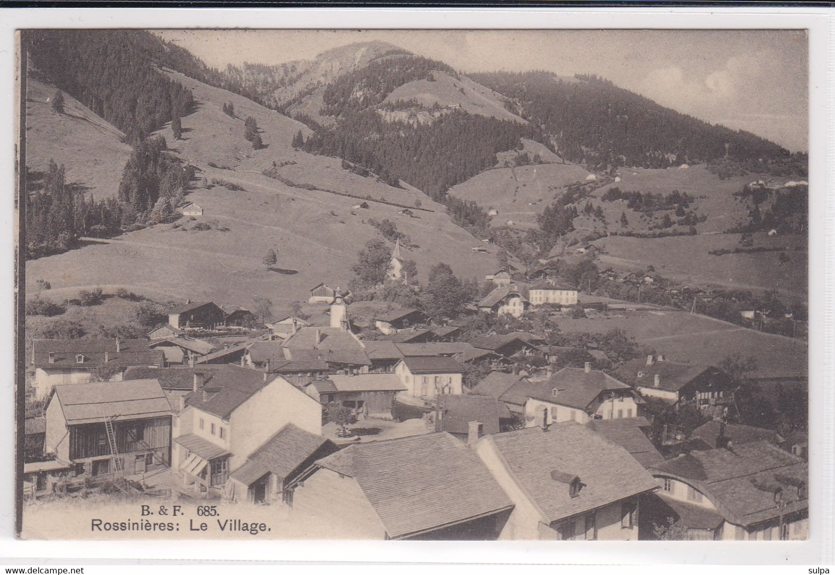 Rossinière. Le Village - Rossinière