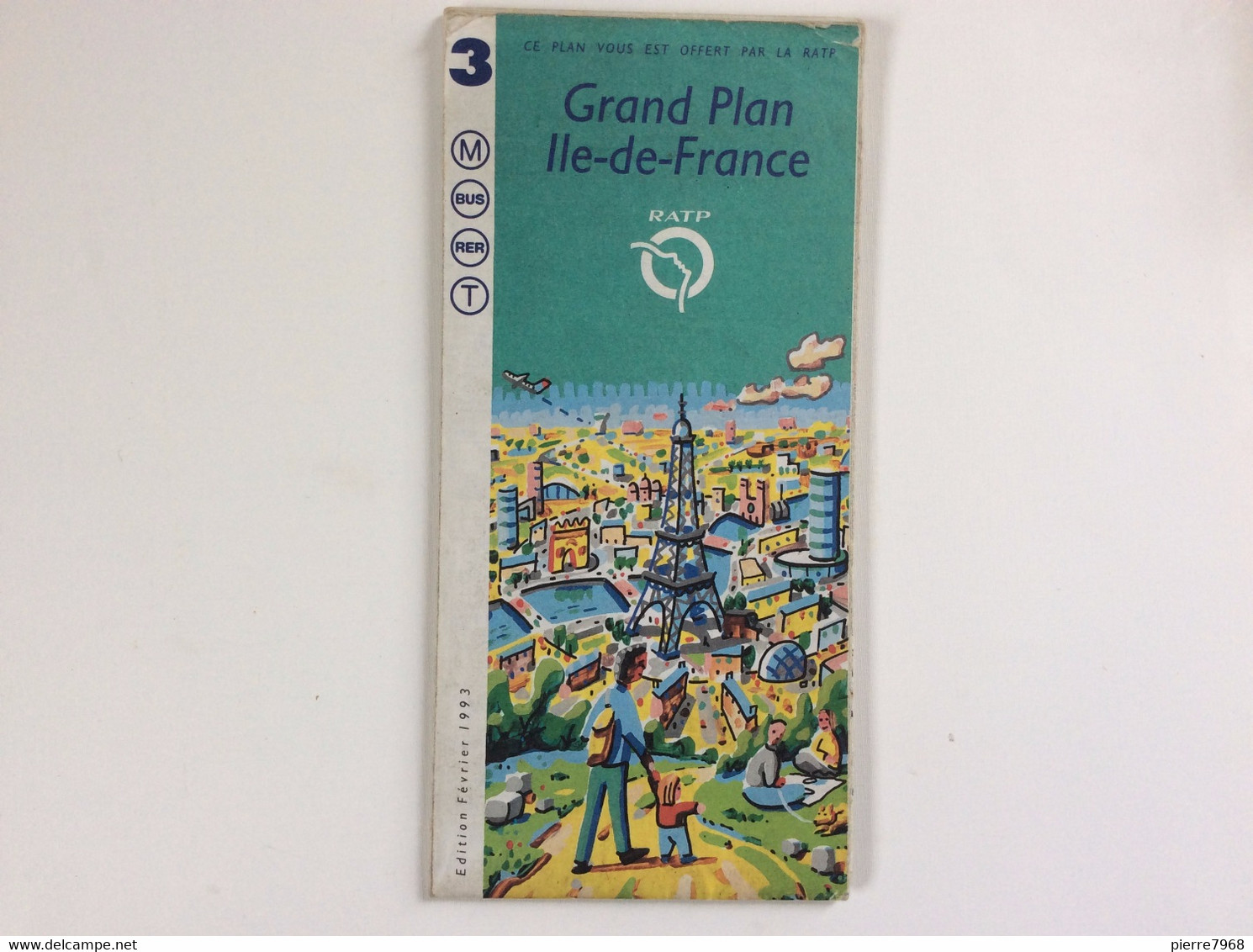 Grand Plan Ile-de-France - RATP - Février 1993 - Sonstige & Ohne Zuordnung