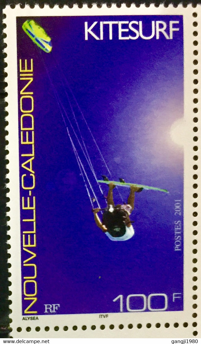 NEW CALEDONIAN 2001 STAMP ON KITESURF - Otros & Sin Clasificación