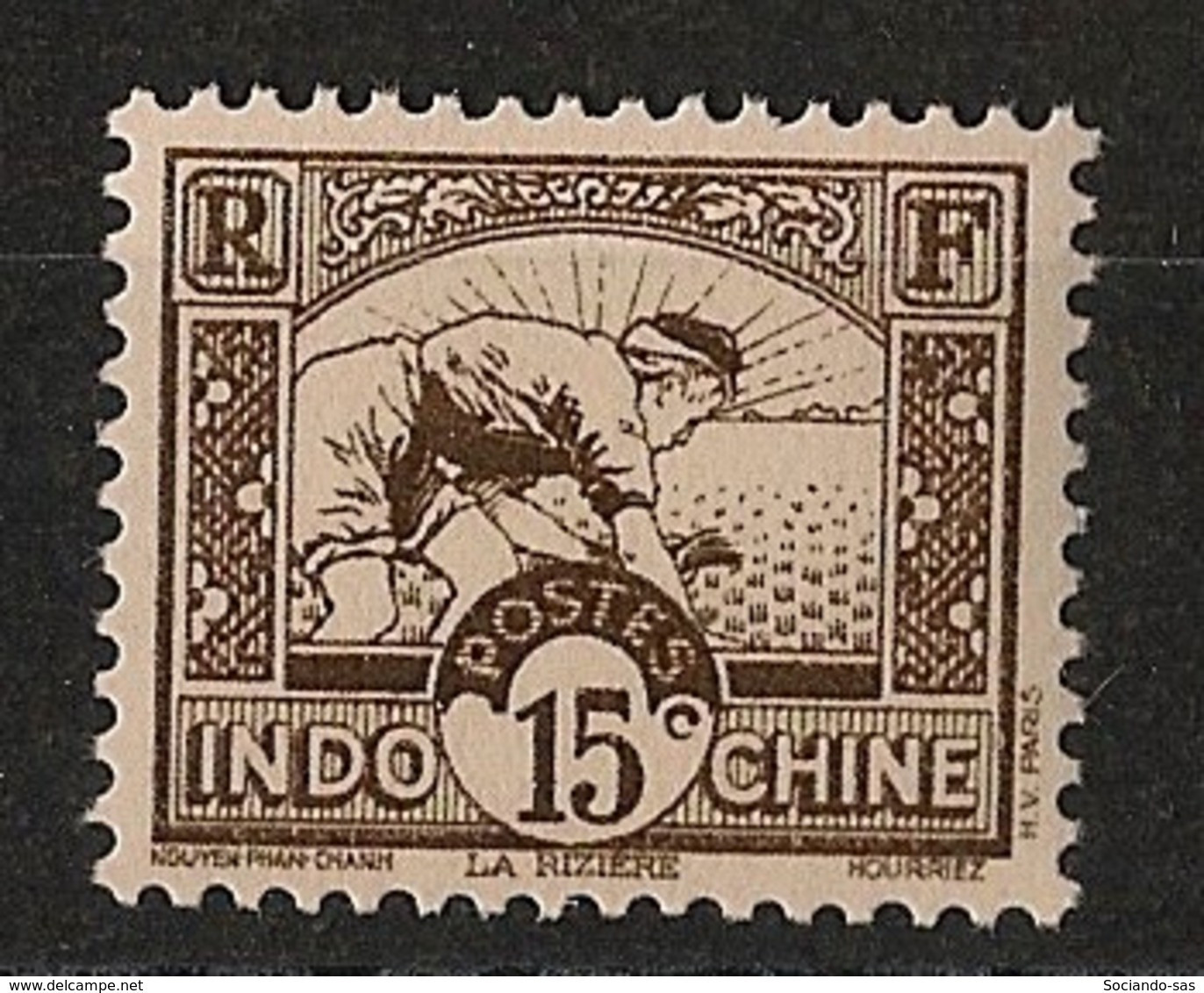 Indochine - 1931-39 - N°Yv. 162 - Rizière 15c - Neuf Luxe ** / MNH / Postfrisch - Ongebruikt