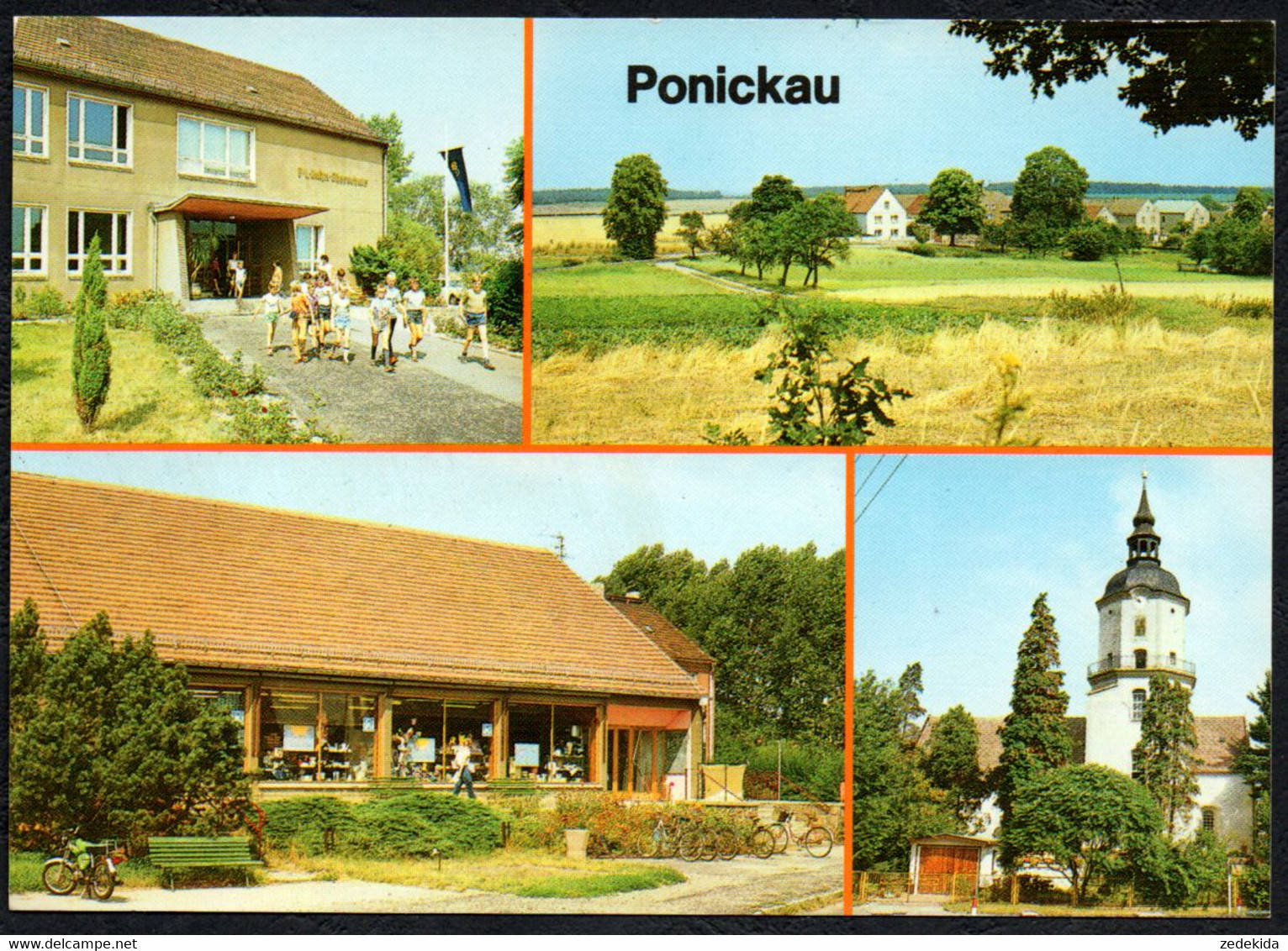 F1689 - TOP Ponickau Einkaufszentrum Schule - Bild Und Heimat Reichenbach - Grossenhain