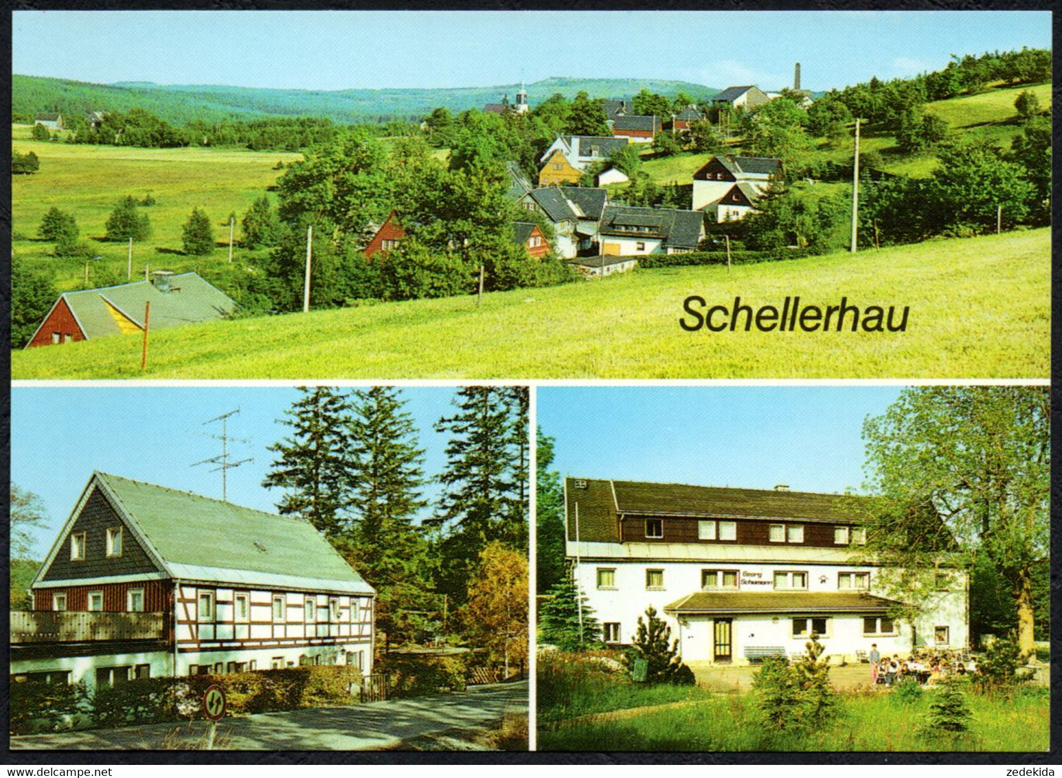 F1724 - TOP Schellerhau Ferienheim Glückspilz VEB Elbtalwerk Heidenau Jugendherberge - Bild Und Heimat Reichenbach - Schellerhau