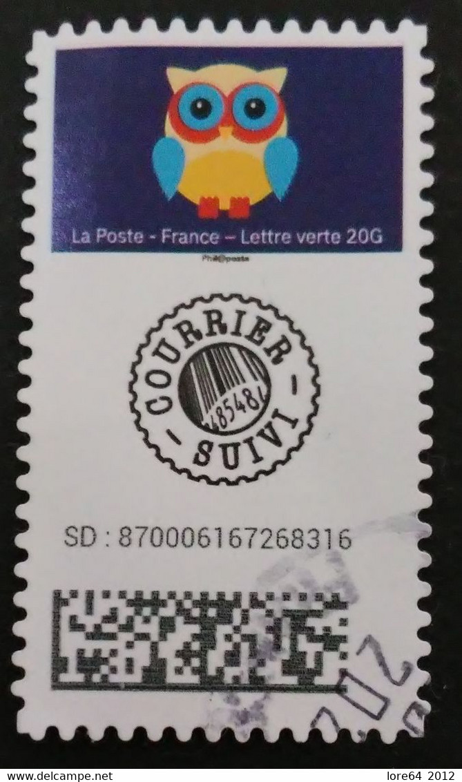 FRANCIA 2020 - Autoadesivo 1921 Timbro Tondo - Used Stamps