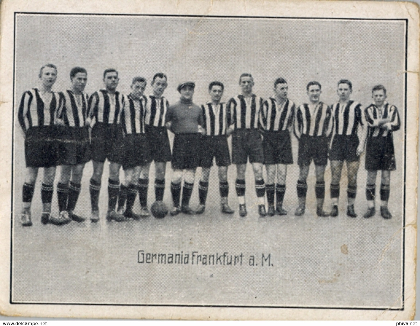 GREILING SAMMELBILDER , CROMOS TABACO , FÚTBOL , SOCCER , FUSSBALL , GERMANIA FRANKFURT - Andere Merken