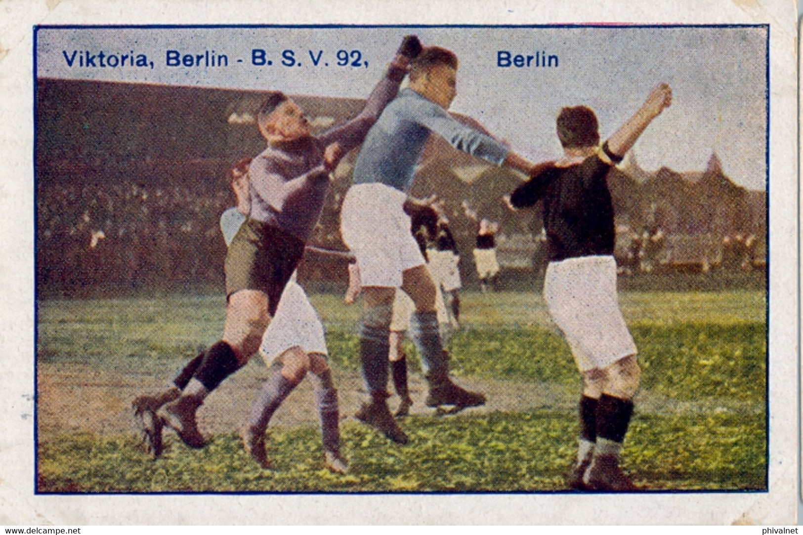 GREILING SAMMELBILDER , CROMOS TABACO , FÚTBOL , SOCCER , FUSSBALL , VKTORIA , BERLIN - B.S.V. 92 - Andere Merken