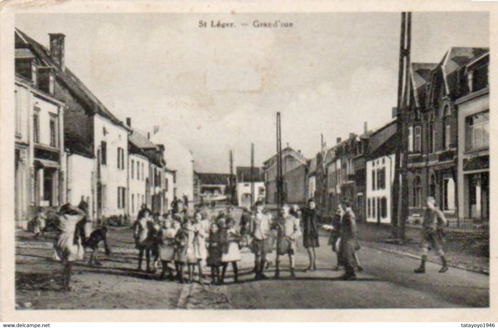 St Léger Grand'rue Bien Animée N'a Pas Voyagé - Saint-Léger