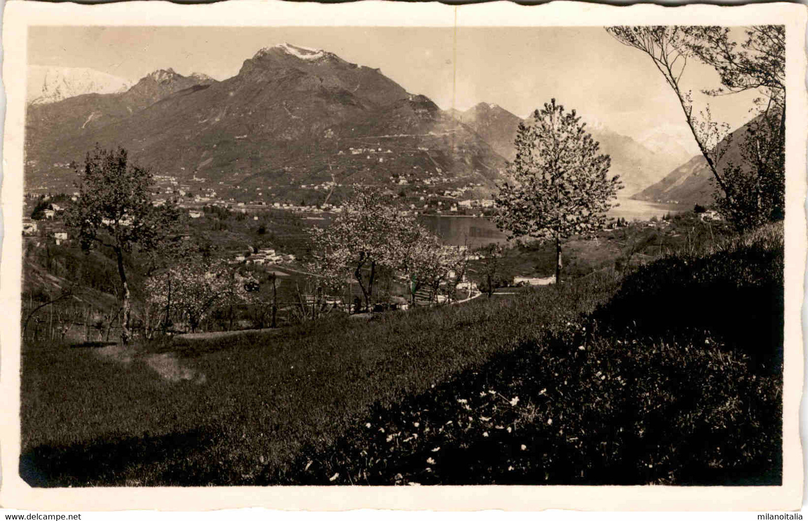 Sanatorium Agra, Blick A. D. Luganersee - Agra