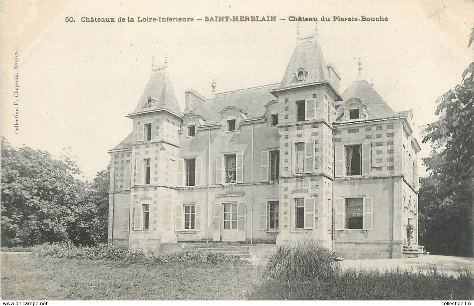 CPA FRANCE 44 "Saint Herblain, Château Du Plessis Bouche " - Saint Herblain