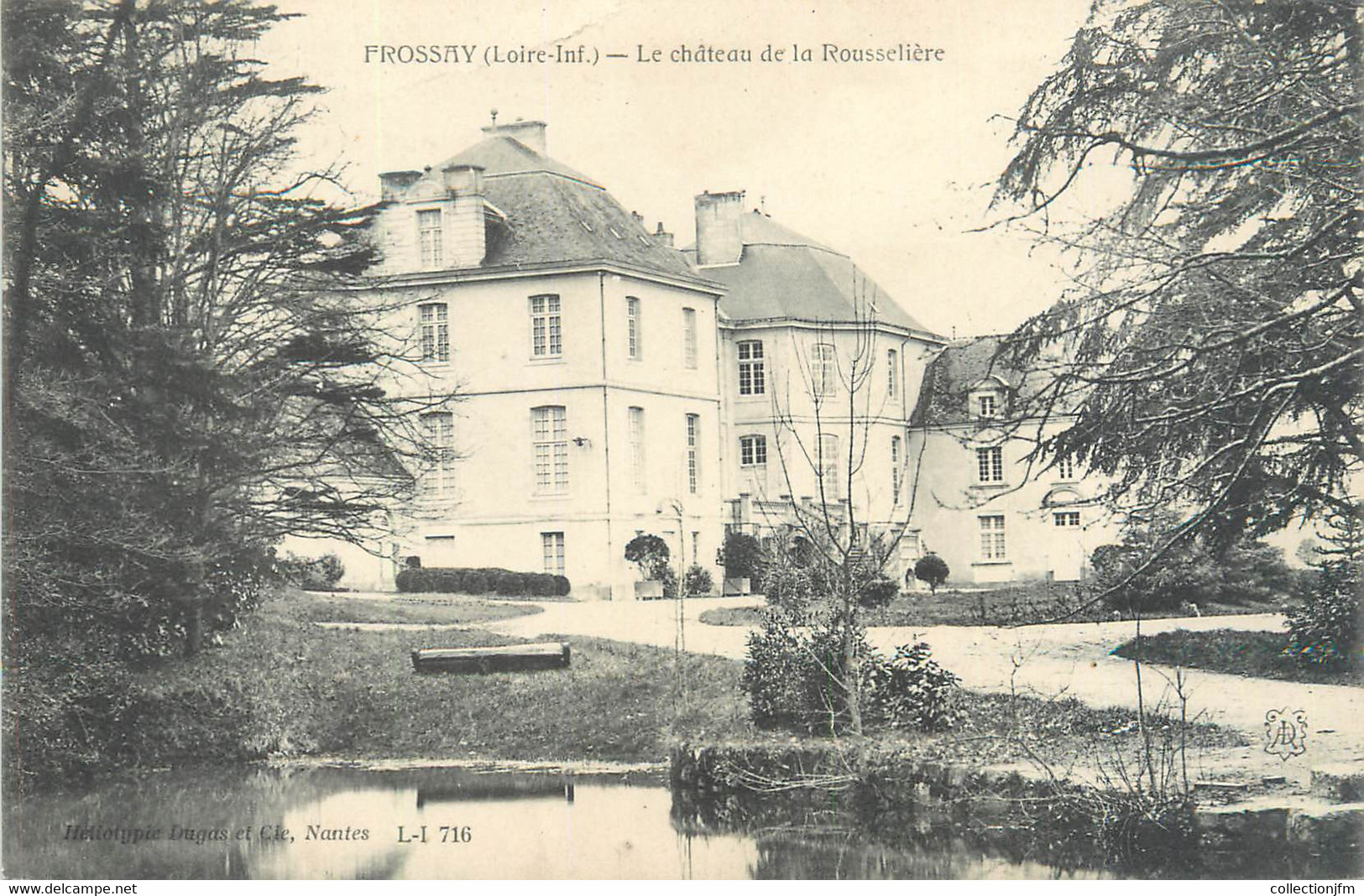 CPA FRANCE 44 "Frossay, Le Château De La Rousselière" - Frossay