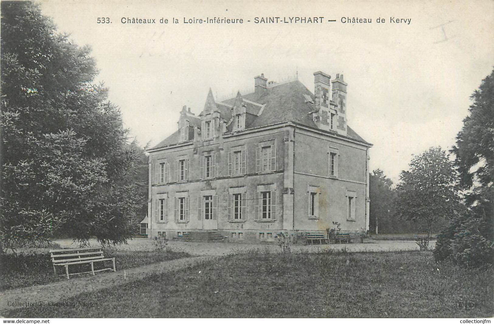 CPA FRANCE 44 "Saint Lyphart, Château De Kervy" - Saint-Lyphard