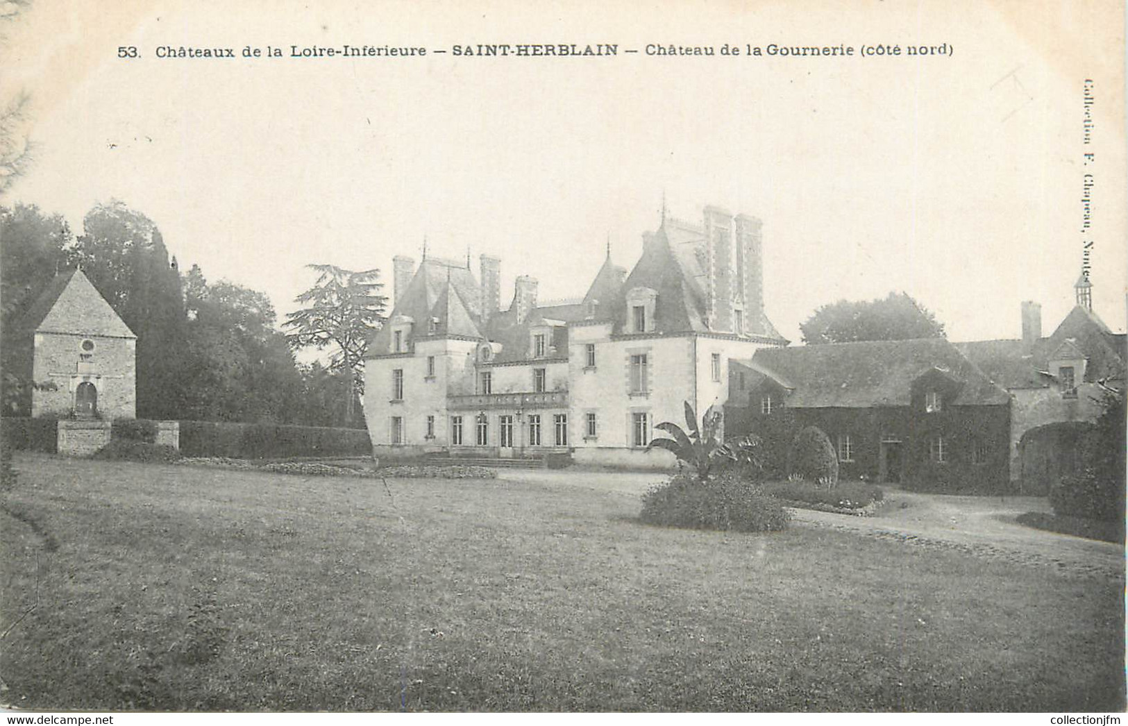 CPA FRANCE 44 "Saint Herblain, Château De La Gournerie" - Saint Herblain