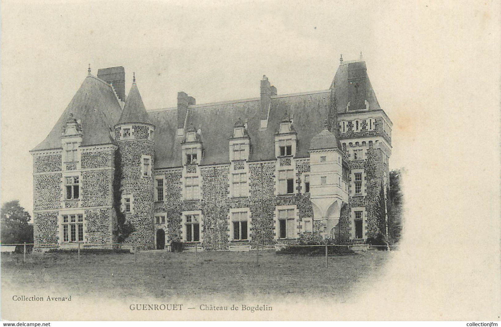 CPA FRANCE 44 "Guenrouët, Château De Bogdelin" - Guenrouet