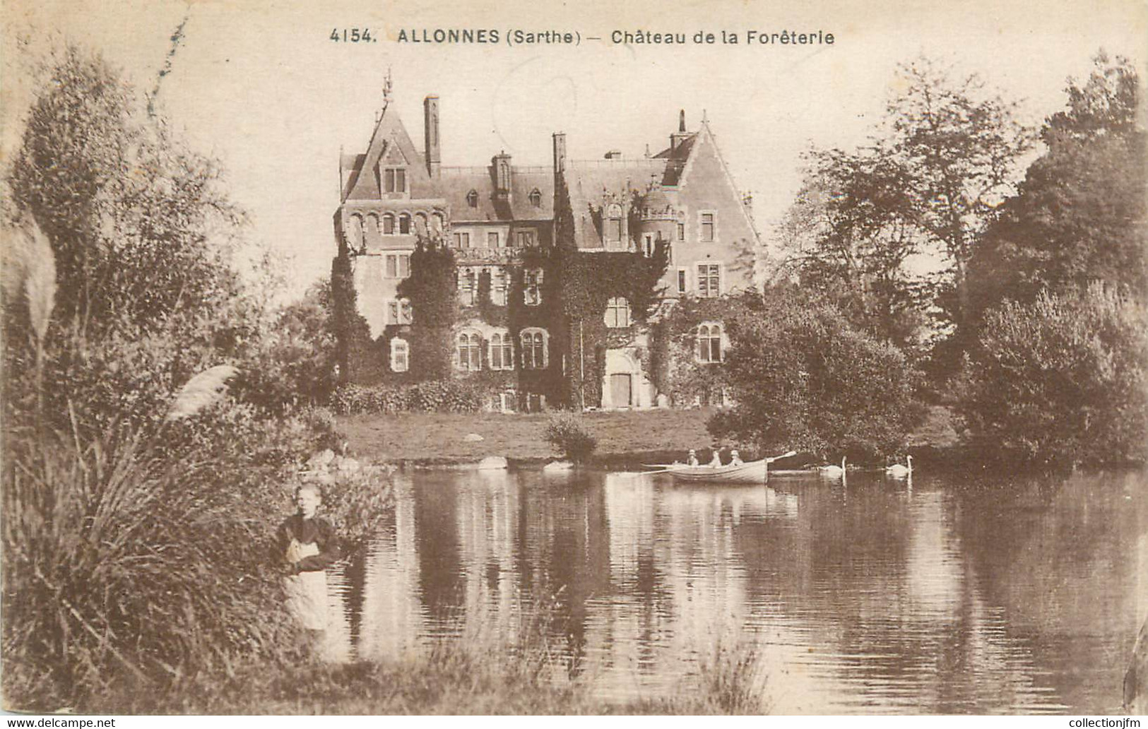 CPA FRANCE 72 "Allonnes, Château De La Forêterie" - Allonnes