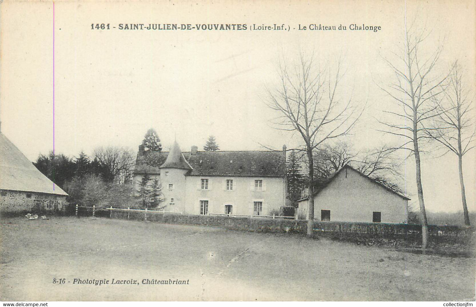 CPA FRANCE 44 "Saint Julien De Vouvantes, Le Château Du Chalonge" - Saint Julien De Vouvantes