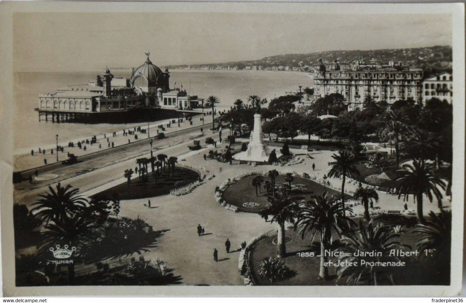 Cartes Postales NICE  Jardins Albert I  Et Jetée Promenade N° 1258 - Musea
