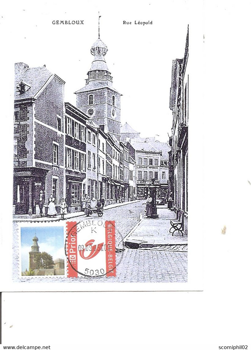 Belgique - Beffroi De Gembloux ( CM Privée De 2005 Avec Timbre Personnalisé à Voir) - 2001-2010