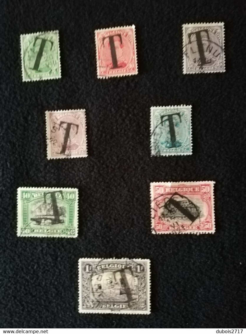 Timbres Taxes TX 17 à 25 - Autres & Non Classés