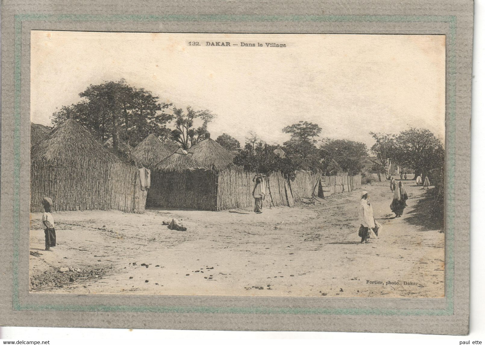 CPA - DAKAR - SENEGAL - Aspect Du Chemin D'accès Au Village En 1900 - Senegal