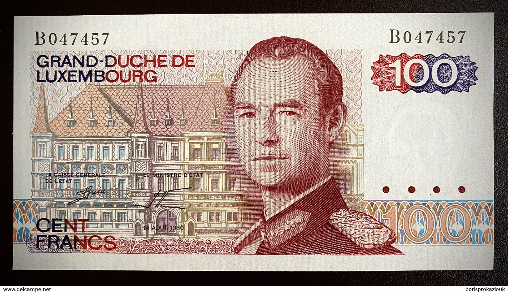 Luxembourg 100 Francs 1980 P-57a(1)  UNC - Luxemburg