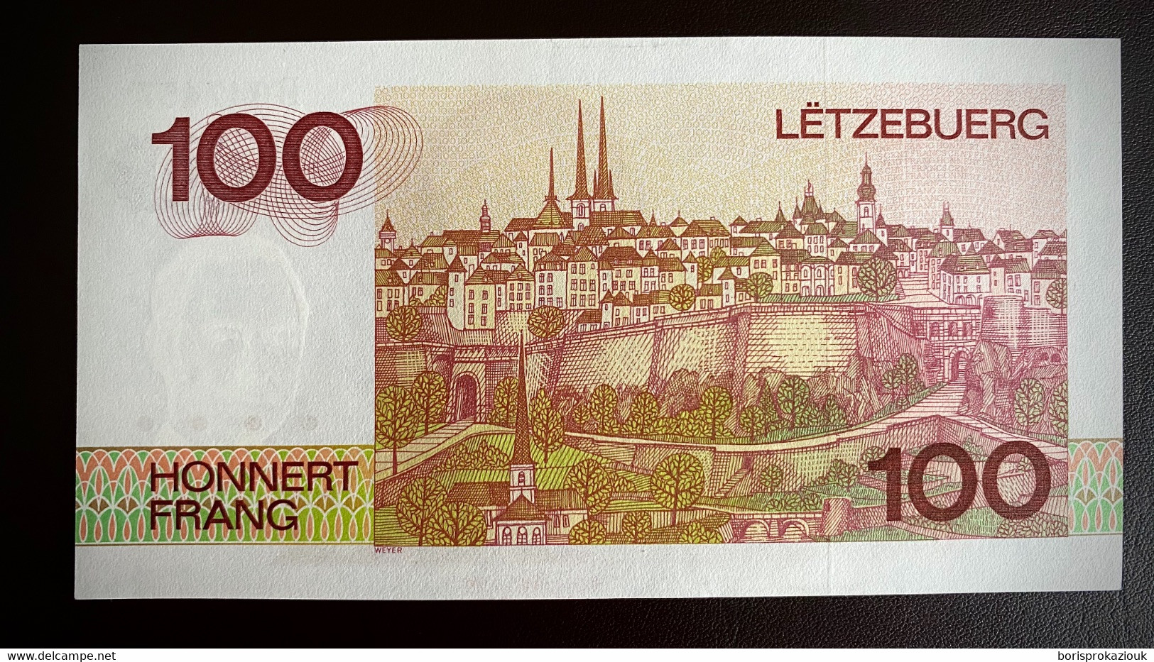 Luxembourg 100 Francs 1980 P-57a(1)  UNC - Luxemburg