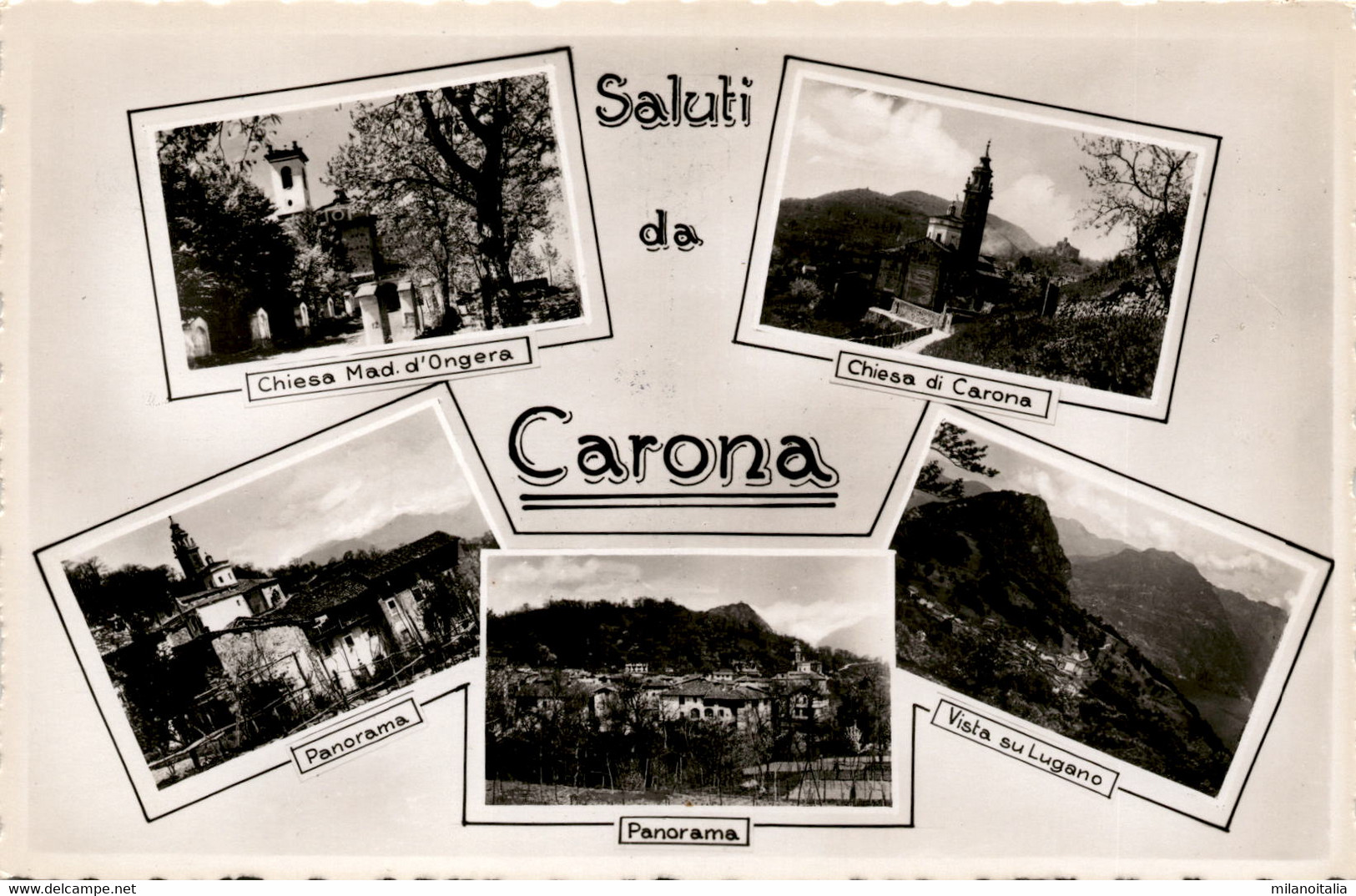 Saluti Da Carona - 5 Bilder (1985) * 1939 - Carona 