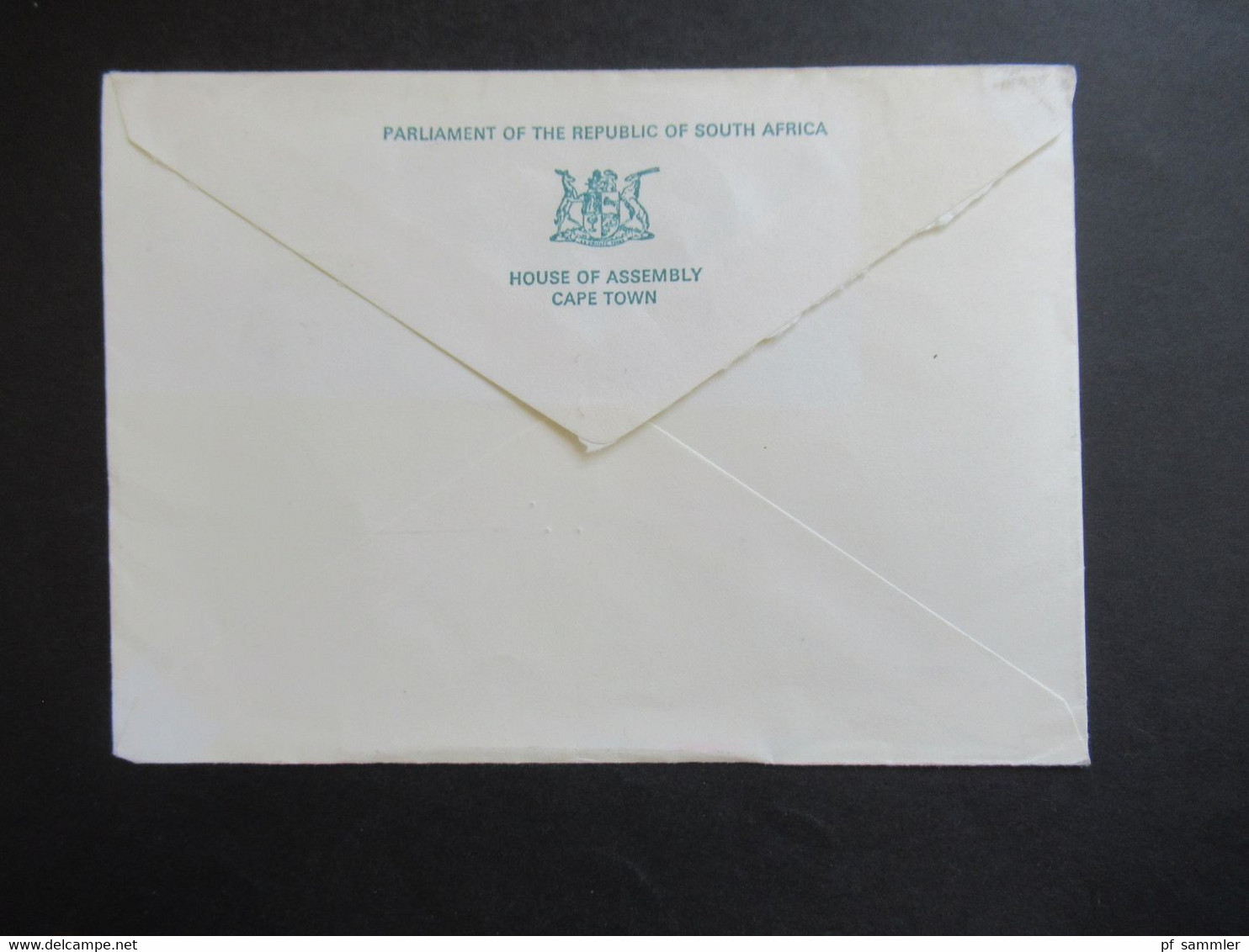 RSA / Süd - Afrika 1984 Per Lugpos / Airmail Nach Israel Stempel Parlement / 8007 Parliament Umschlag House Of Assembly - Cartas & Documentos