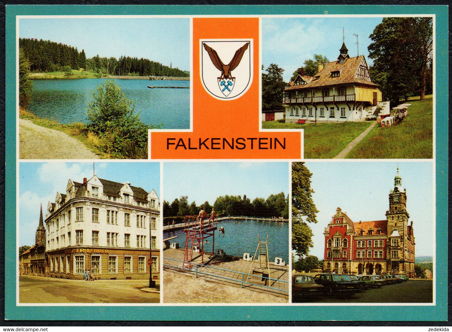 F1828 - TOP Falkenstein Freibad - Bild Und Heimat Reichenbach - Falkenstein (Vogtland)