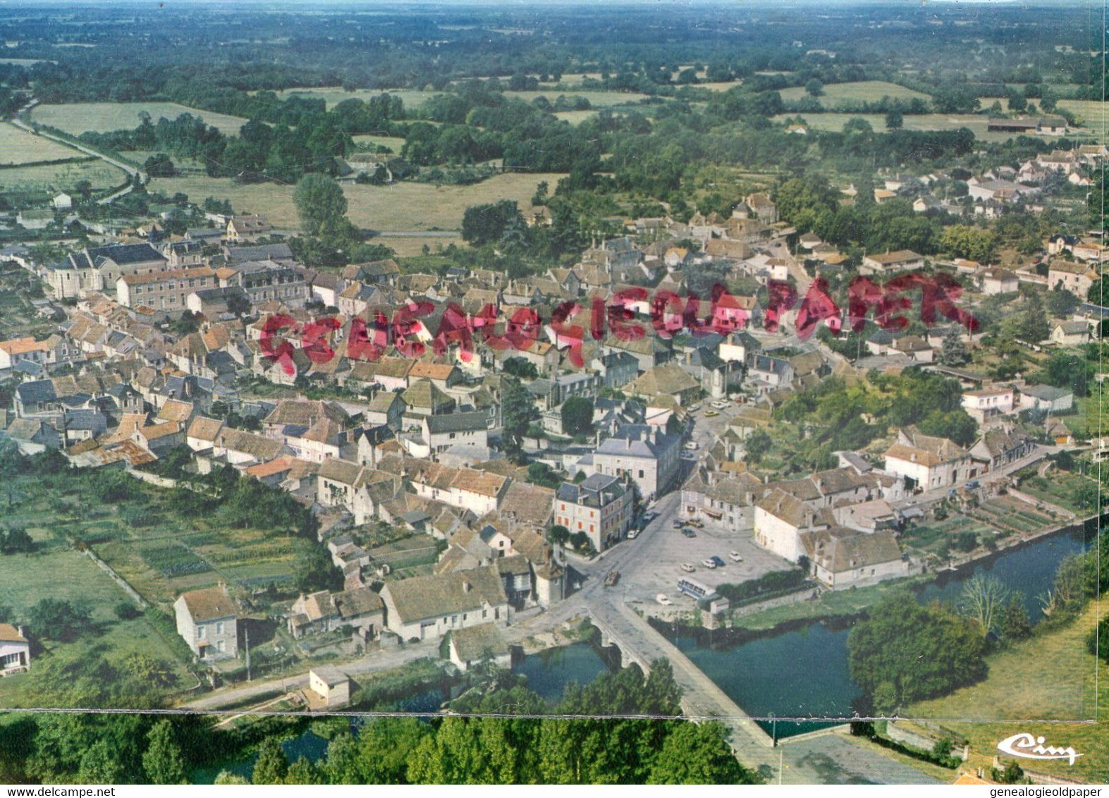 86- LA TRIMOUILLE - VUE GENERALE AERIENNE  -VIENNE - La Trimouille