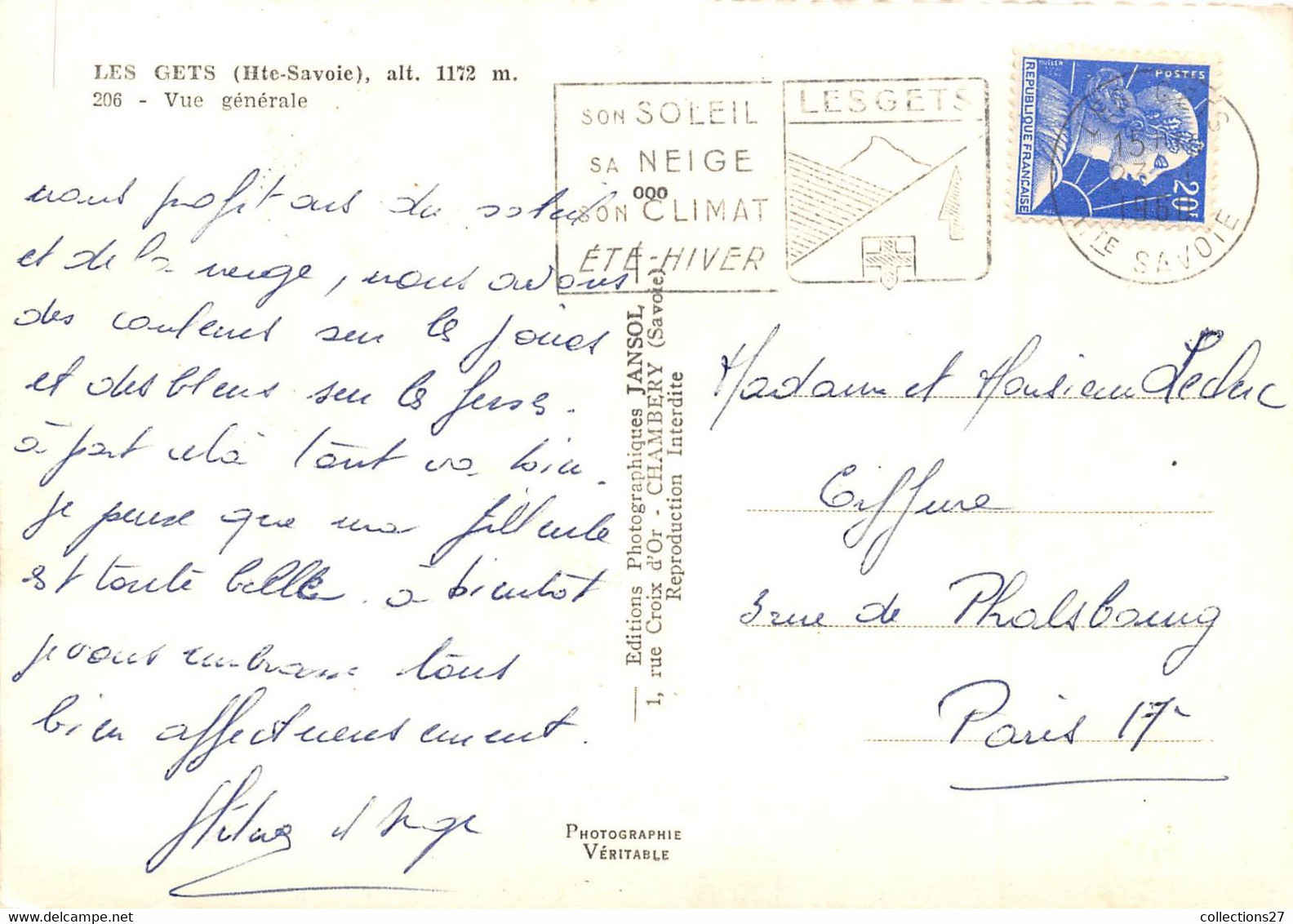 74-LES-GETS- VUE GENERALE - Les Gets