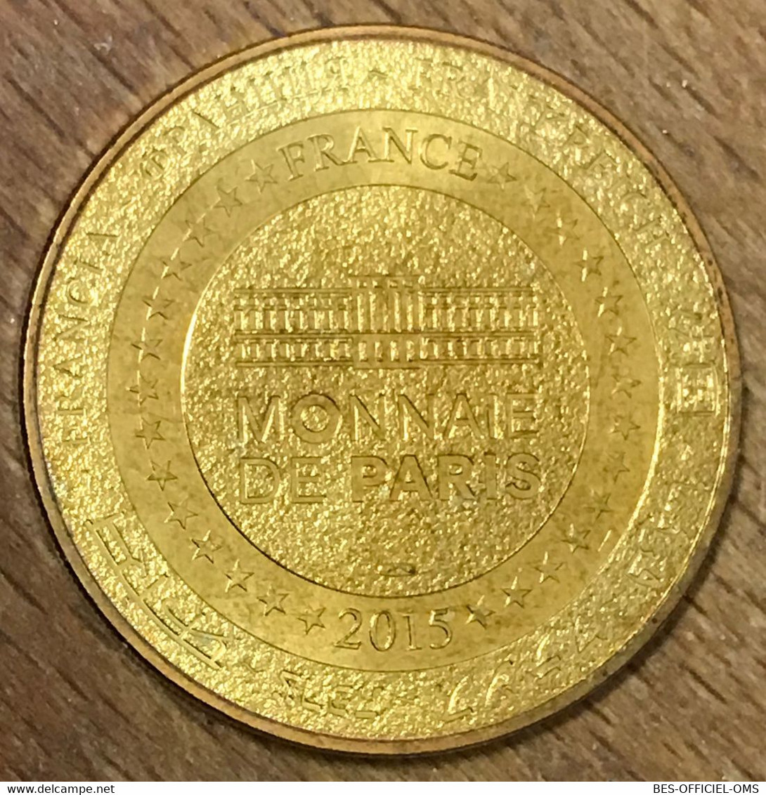 89 VALLERY-EN-GATINAIS ÉGLISE SAINT-THOMAS MDP 2015 MÉDAILLE MONNAIE DE PARIS JETON TOURISTIQUE MEDALS COINS TOKENS - 2015