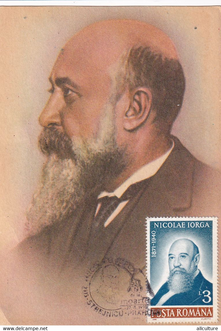 A5681-  Nicolae Iorga, Romanian First Prime Minister Romania, 1871-1940, Postcard - Tarjetas – Máximo