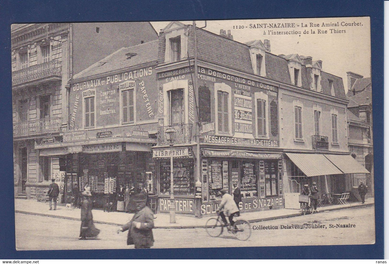 CPA [44] Loire Atlantique > Saint Nazaire Commerce Shop Devanture Magasin Non Circulé Marchand De Cartes Postales - Saint Nazaire