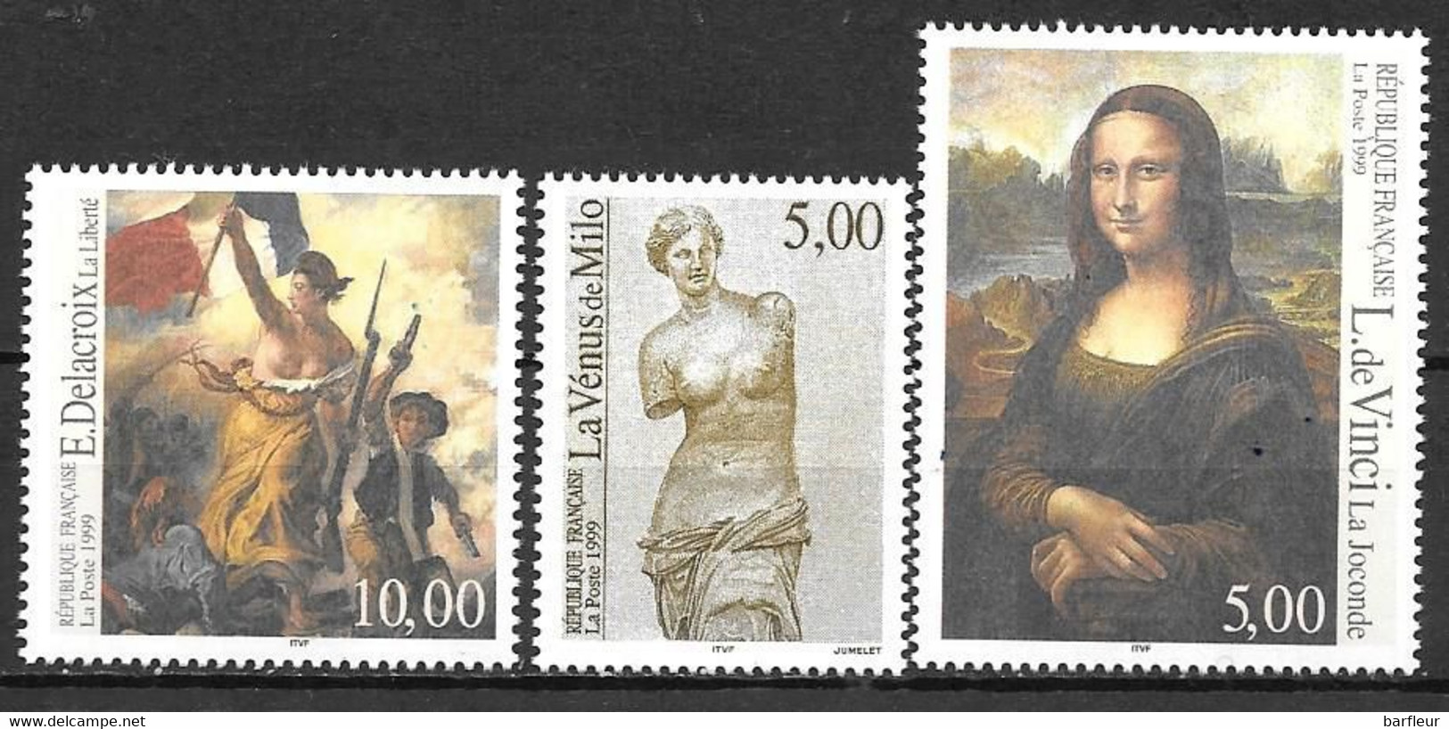 Année 1999 : Série Des 3 Timbres Y. & T. N° 3234 ** - 3235 ** -  3236 ** PHILEXFRANCE 99 - Unused Stamps
