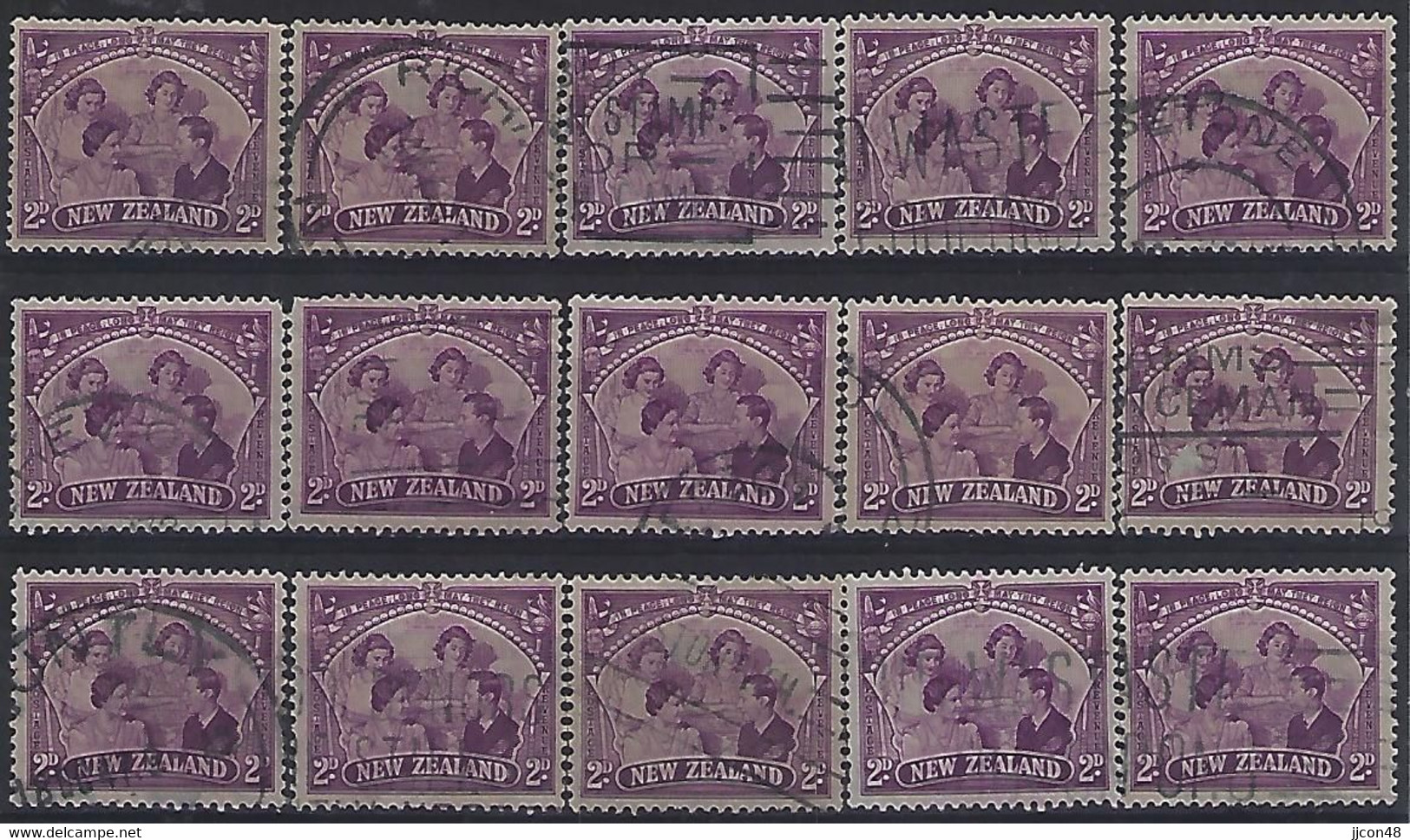 New Zealand 1946  Peace  2d  (o) MI.285, SG.670 - Used Stamps
