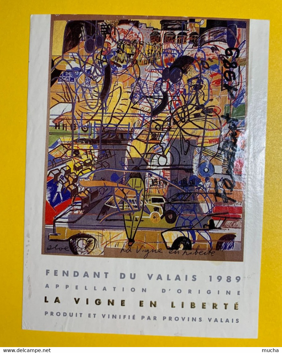 19532 -  La Vigne En Liberté Fendant Du Valais 1989 - Arte