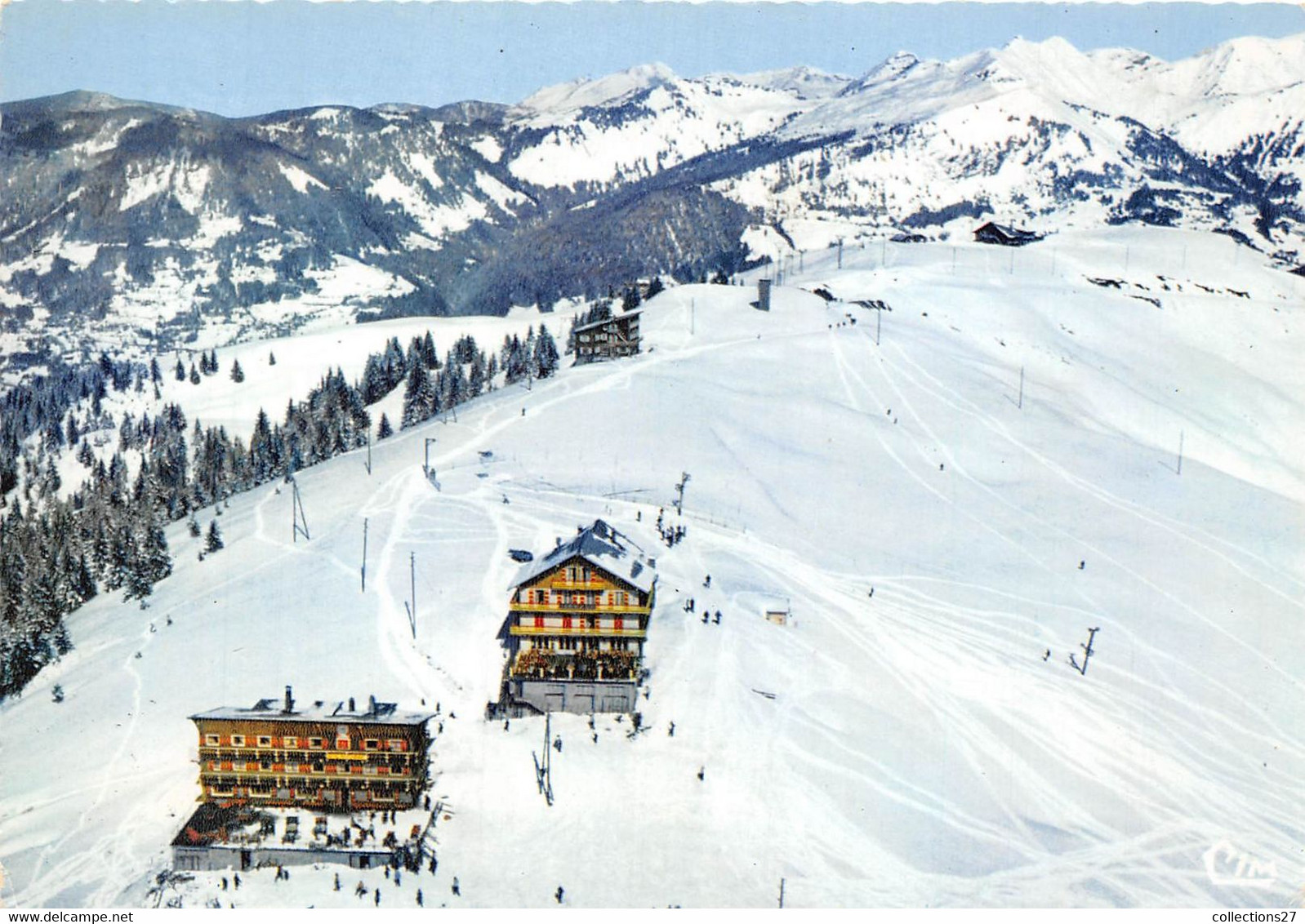 74-SAMOËNS- VUE AERIENNE LE PLATEAU DES SAIX - Samoëns