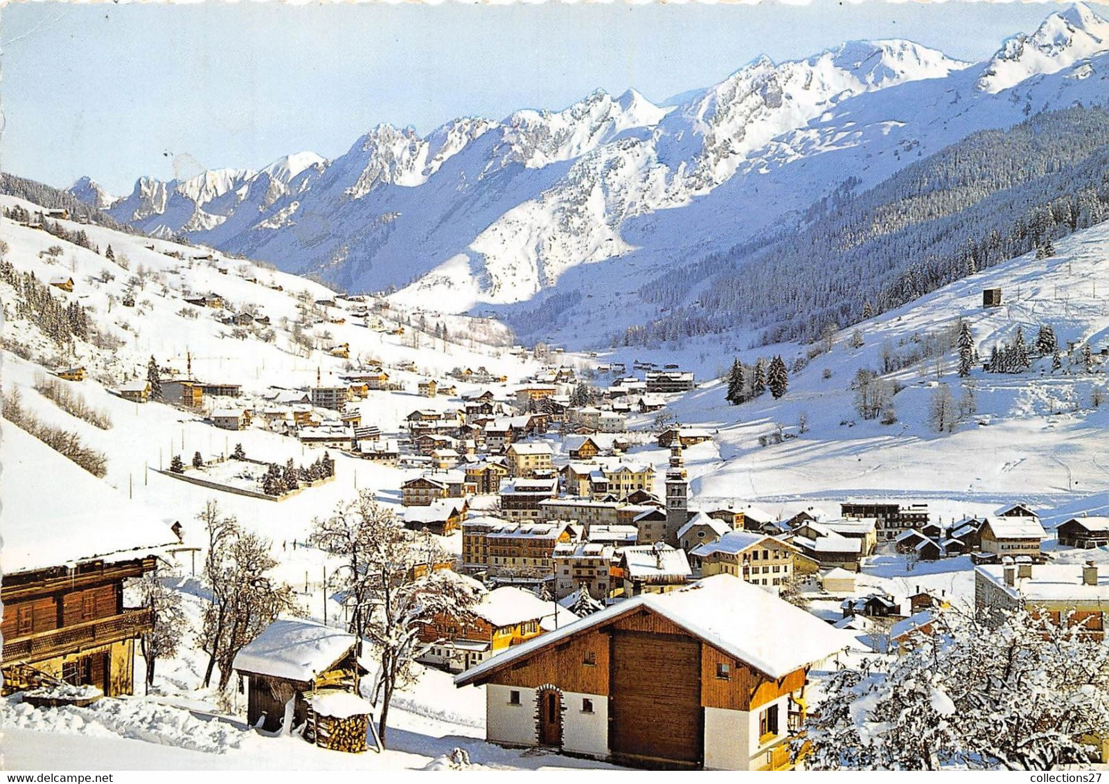 74-LA-CLUSAZ- VUE GENERALE CHAINE DES ARAVIS - La Clusaz